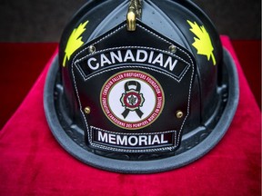 The Canadian Firefighters annual memorial ceremony was held in a small in- person ceremony livestreamed from the Canadian Firefighters Memorial on Sunday.