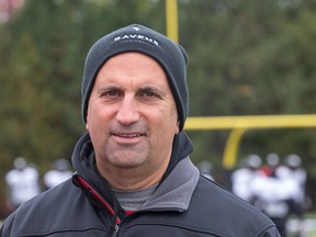 Carleton Ravens football coach Steve Sumarah.