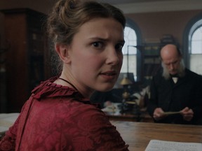 Millie Bobby Brown stars as Sherlock's kid sister Enola Holmes in a new Netflix movie.