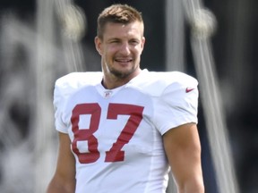 Rob Gronkowski of the Tampa Bay Buccaneers.