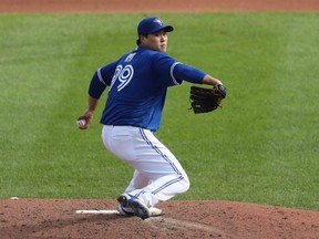Blue Jays ace Hyun-jin Ryu wont be starting Game 1 vs. the Tampa Bay Rays on Tuesday. GETTY IMAGES