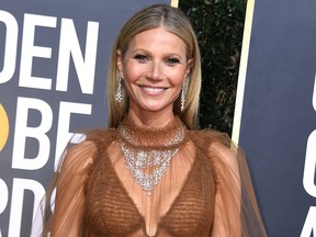 Actress Gwyneth Paltrow arrives for the Golden Globe Awards on January 5, 2020 at The Beverly Hilton hotel in Beverly Hills.