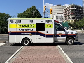 A file photo of Ottawa Paramedic Service rig.