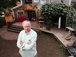 OTTAWA - Paul Keen  his back yard in Ottawa Tuesday Sept 1, 2020. Ottawa bylaw wants to shut down a backyard play (A Comedy of Errors) in Old Ottawa South put on by young people, as a charitable fundraiser.