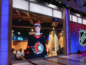 With the third pick of the NHL draft, the Ottawa Senators took Tim Stützle of Mannheim, Germany.
