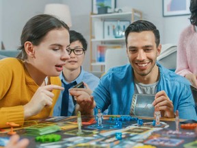 Hosting an in-person game night is a no-go, says Amy.
