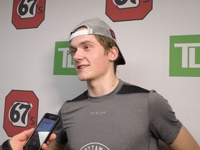 Graeme Clarke of the Ottawa 67's is one of 46 players invited to the national junior team camp by Hockey Canada.