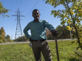 LeRoy Blake is one of many Alta Vista area residents who was concerned with Hydro One's previous plan to remove trees under utility lines in a hydro corridor.