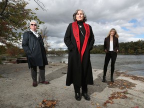 Lynn Clouthier, Algonquin negotiation representative, Algonquins of Ontario, Wendy Jocko, Chief of Algonquins of Pikwakanagan First Nation and Michelle Taggart, vice-president of land development, Taggart Investments/Tamarack Developmentsin,