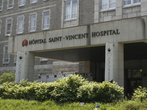 St. Vincent Hospital in Ottawa in a file photo.