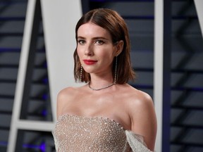 Emma Roberts attends the 2019 Vanity Fair Oscar Party hosted by Radhika Jones at Wallis Annenberg Center for the Performing Arts on February 24, 2019 in Beverly Hills, California.