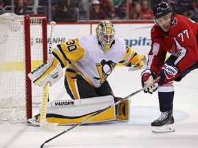 Two-time Stanley Cup winner Matt Murray was acquired by the Senators in a trade on Oct. 7 and soon after that was signed to a four-year contract extension.