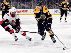 The Boston Bruins must have done some shrewd negotiating to get restricted free agent Jake DeBrusk’s name on a two-year deal with a average annual value of $3.67 million. USA TODAY