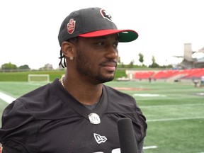 Former CFL player Jeff Knox Jr., during his days in Ottawa.