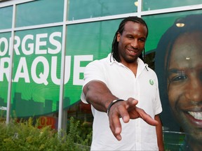 Georges Laraque could be facing off against Mike Tyson in the boxing ring.