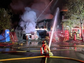 Ottawa fire at a two-alarm fire Longpré Street, one of three recent fires under investigation by Ottawa police arson squad