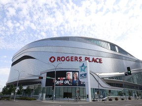 Rogers Place in Edmonton, Alberta, where the seven Canadian NHL teams could play every game of the shortened 2020-21 season.