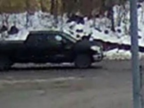 Gatineau police are seeking the driver of this pickup in connection with a serious weekend crash.