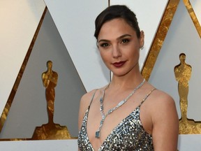 Actress Gal Gadot arrives for the 90th Annual Academy Awards in Hollywood, Calif., March 4, 2018.