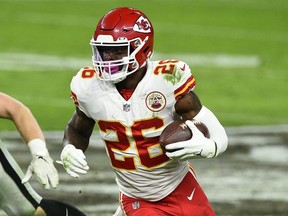 Running back Le'Veon Bell of the Kansas City Chiefs.