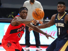 Toronto Raptors forward Pascal Siakam showed flashes of brilliance in the season opener.