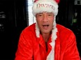 Dwayne Johnson dresses up as "Dwanta Claus" on John Krasinski's Some Good News.
