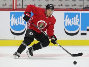 Senators forward Vitaly Abramov has been playing in Finland while waiting for the start of NHL training camp.