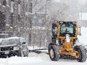 Due to the expected severity of the snowstorm, anyone living on a residential street shouldn't expect to see a snowplow until Monday evening, the city said.
