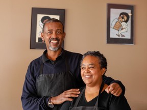 Co-owners and wife-and-husband duo of Mimi Woldeyes and Wubetu Zewdu. As well as trying to operate a restaurant during COVID, he is also a registered nurse at The Ottawa Hospital.