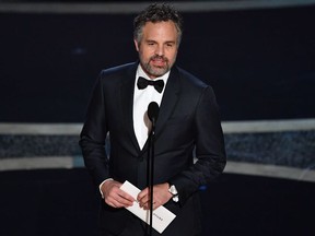 US actor Mark Ruffalo speaks onstage during the 92nd Oscars at the Dolby Theatre in Hollywood, California on February 9, 2020.