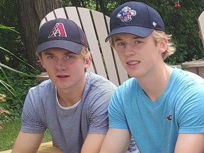 Graeme Clarke, left, and Brandt Clarke