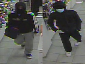 Ottawa police seek assistance identifying two suspects in a South Keys armed robbery.