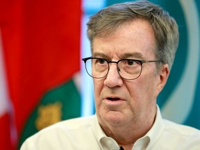 A file photo of Mayor Jim Watson in his office at Ottawa City Hall.