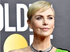 Charlize Theron attends the 77th Annual Golden Globe Awards at The Beverly Hilton Hotel on January 05, 2020 in Beverly Hills, California.