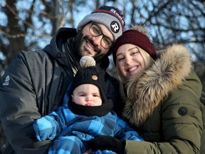 Ottawa Redblacks defensive lineman Ettore Lattanzio with his wife Julie and their young son, Rosario, 10 months announced his retirement from the team Friday.

Lattanzio was a local player, went to Ottawa U and played with the Redblacks since 2015.

JULIE OLIVER/Postmedia