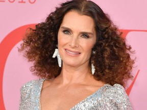 Brooke Shields arrives for the 2019 CFDA fashion awards at the Brooklyn Museum in New York City on June 3, 2019.