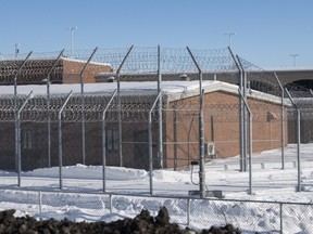 Saint-Jerome prison is shown in Saint-Jerome, Que., north of Montreal, Sunday, Jan. 24, 2021.