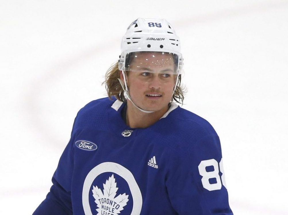  Auston Matthews Toronto Maple Leafs #34 Blue Youth 8