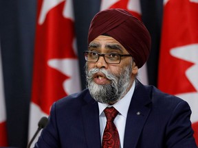 Canada's Minister of National Defence Harjit Sajjan