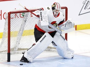 Senators goaltender Matt Murray hasn't played since a next strain in a game against the Jets at Winnipeg on Feb. 11, but could play either Wednesday or Thursday against the Maple Leafs in Toronto.