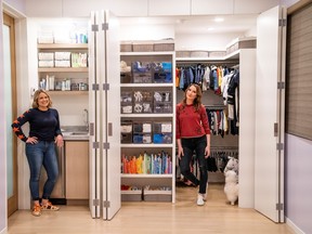Joanna Teplin, left, and Clea Shearer, established The Home Edit to merge traditional organizing with design and interior styling. SUPPLIED