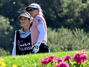 Brooke Henderson of Canada and her sister and caddie Brittany Henderson will tee it up at the LPGA’s ANA Inspiration beginning Thursday.