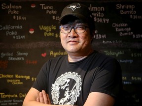 Chris Lavelle, owner/chef of Sushi Umi on Wellington Street West, says he he has had good relations with his landlord during the pandemic, but says he knows of other small businesses that have encountered difficulties.
