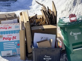 In 2020, the city collected 16,451 tonnes of cardboard, a 29 per cent increase from the 12,775 tonnes the year before.