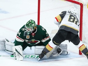 Wild goalie Kaapo Kahkonen has notched his eighth win in a row. During this streak, he has a 1.62 GAA and a .940 save percentage. USA TODAY