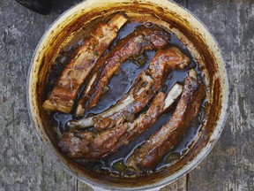 Mouth-watering spare ribs.