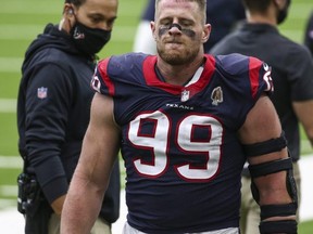 Defensive end J.J. Watt signed with Arizona, partly because his teammate, receiver DeAndre Hopkins, invited him. USA TODAY
