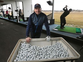 Kevin Haime poses for a photo at the Kevin Haime Golf Centre in Ottawa.