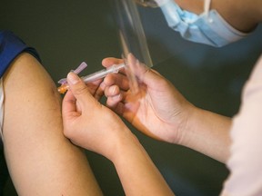 File photo/ Dr Nili Kaplan-Myrth along with a group of medical students set up Jabapalooza, a vaccine clinic in the Glebe Saturday, April 24, 2021.