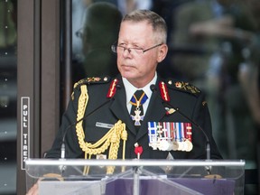 Files: Gen. Jonathan Vance, who is now retired from the position of chief of the defence staff.